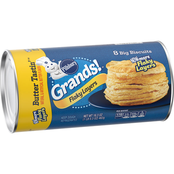 Pillsbury Grands! Flaky Layers Butter Tastin Biscuits