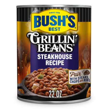 Bush's Best Steakhouse Recipe Grillin' Beans 22 oz