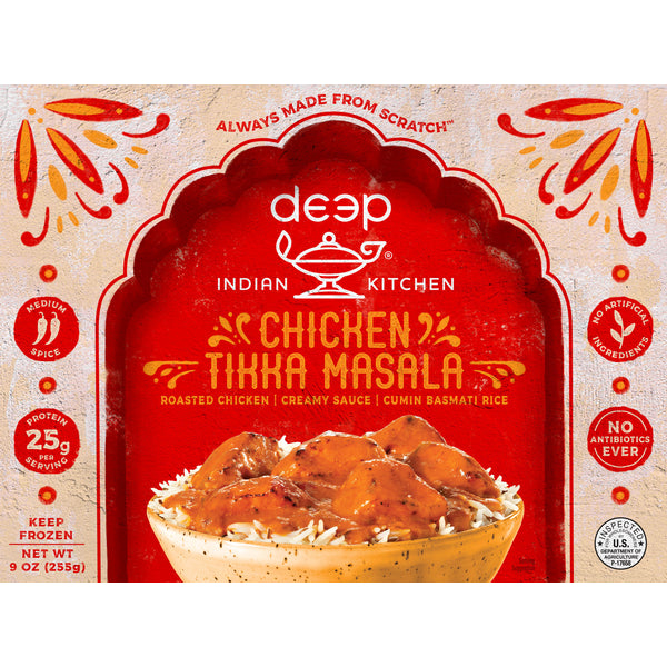 Deep Indian Kitchen Chicken Tikka Masala, Medium Spice 9 oz