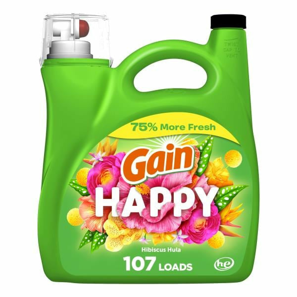 Gain Laundry Detergent, Happy 154 fl oz