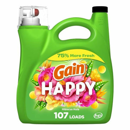 Gain Laundry Detergent, Happy 154 fl oz