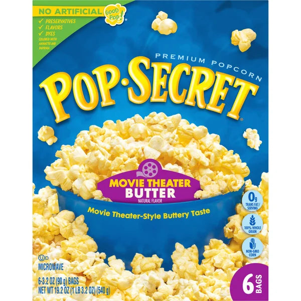 Pop-Secret Microwave Popcorn 6 Bags