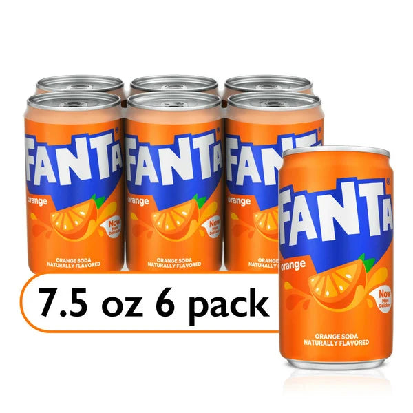 Fanta 6 Pack Mini Cans