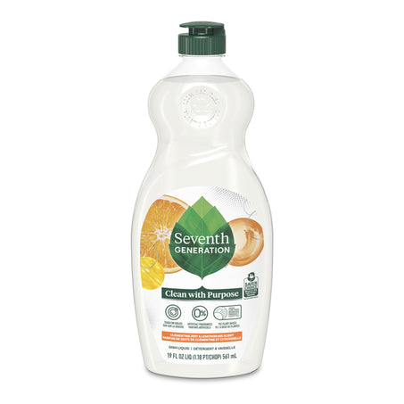 Seventh Generation Dish Liquid Soap Clementine Zest Lemongrass