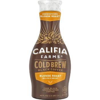 Califia Farms Pure Black Blonde Roast Cold Brew Coffee