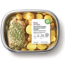Publix Sun-Dried Tomato & Cheese-Stuffed Chicken, with lemon-Garlic Potatoes, Meal for One 12 oz