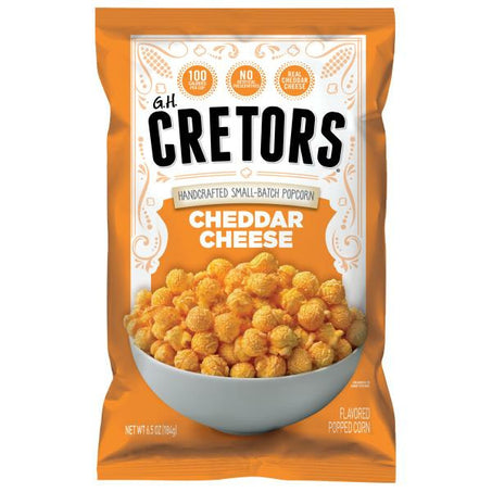 GH Cretors Flavored Popped Corn, Cheddar Cheese
