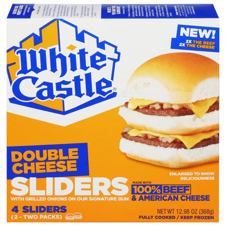 White Castle Sliders, Double Cheese 4 ct