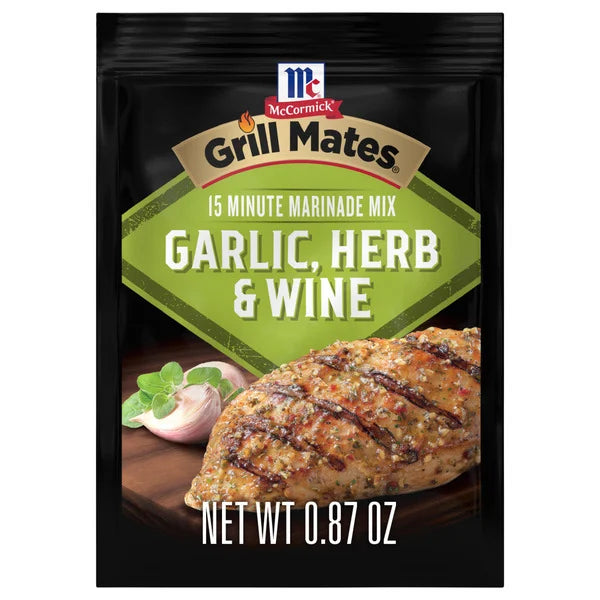 McCormick® Garlic, Herb & Wine Marinade Seasoning Mix