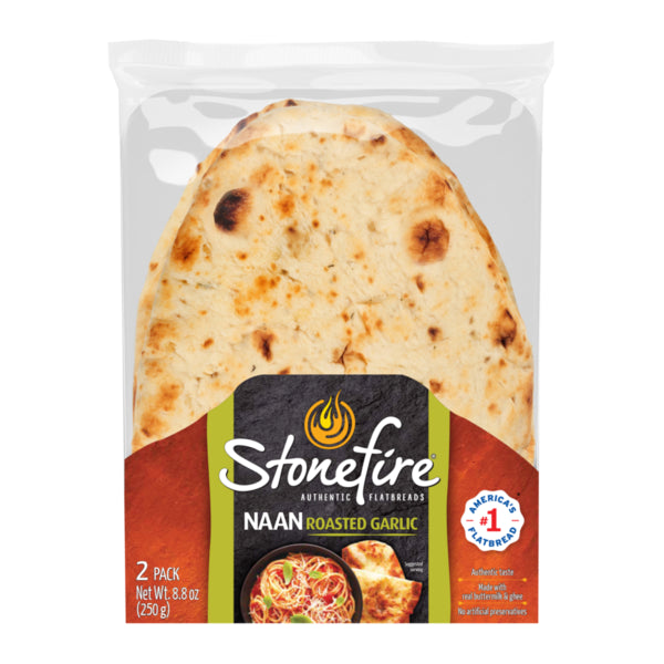 Stonefire Garlic Naan 2pk