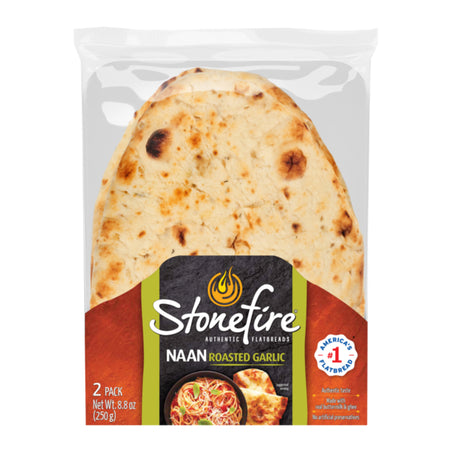 Stonefire Garlic Naan 2pk