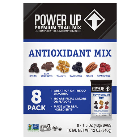 Gourmet Nut Power Up Trail Mix, Antioxidant Mix, Premium 8 each