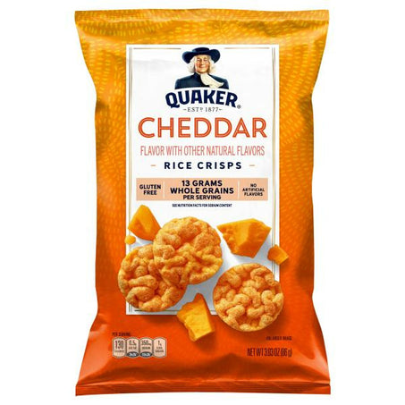 Quaker Rice Crisps, Cheddar Flavor 3.03 oz