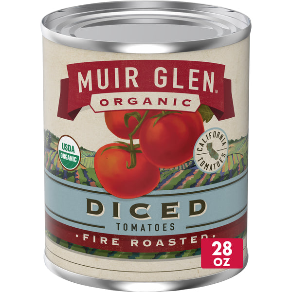 Muir Glen Organic Diced Fire Roasted Tomatoes 28 oz