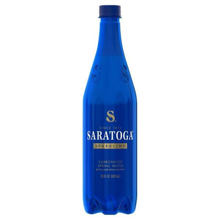 SARATOGA Sparkling Spring Water Bottle PET, 28 Oz
