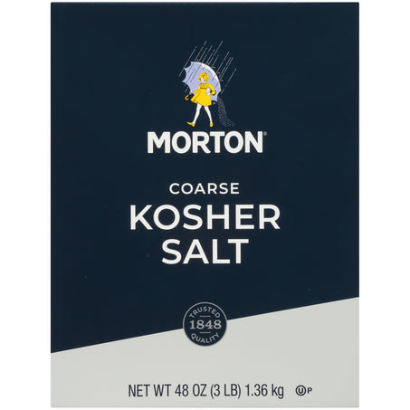 Morton Coarse Kosher Salt, 48 oz