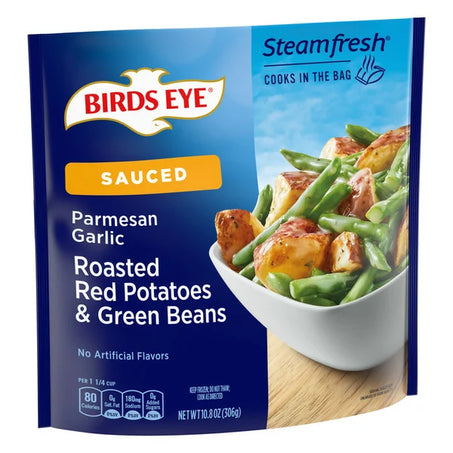 Birds Eye Parmesan Garlic Roasted Red Potatoes and Green Beans, Frozen Vegetables 10.8 oz