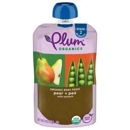 Plum Organics Pear, Spinach & Pea Baby Food