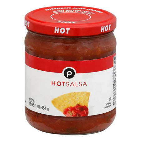 Publix Salsa, Hot 16 oz