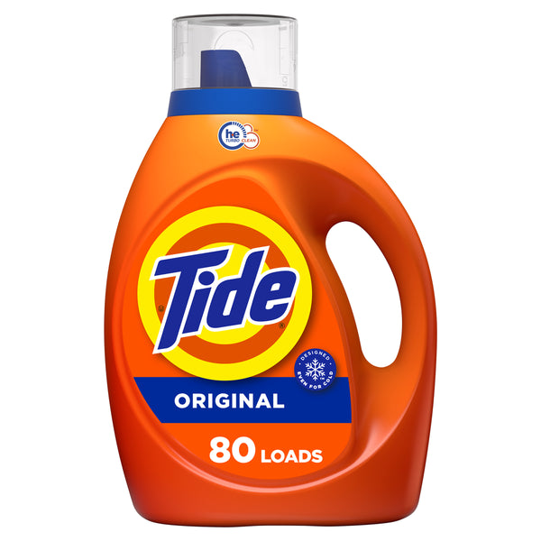 Tide Laundry Detergent Liquid, Original Scent 105 fl oz