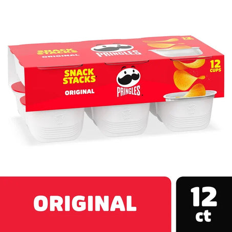 Pringles Potato Crisps Chips, Lunch Snacks, On-the-Go Snacks, Original