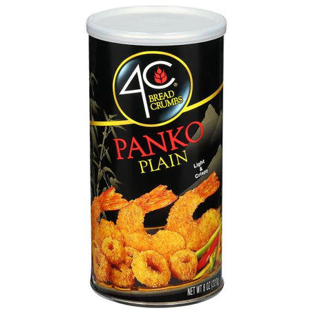 4C Foods Bread Crumbs, Plain, Panko 8 oz