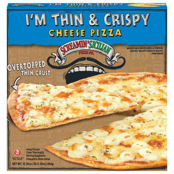 Screamin' Sicilian Pizza, Cheese, I'm Thin & Crispy