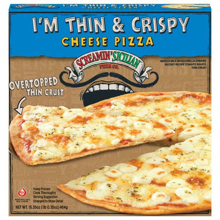 Screamin' Sicilian Pizza, Cheese, I'm Thin & Crispy