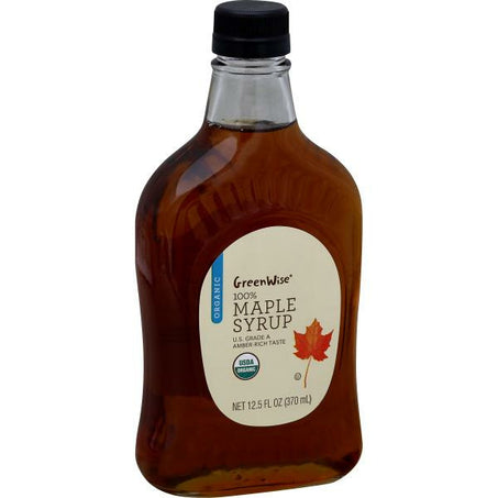 GreenWise Maple Syrup, Organic, 100% Pure 12.5 fl oz