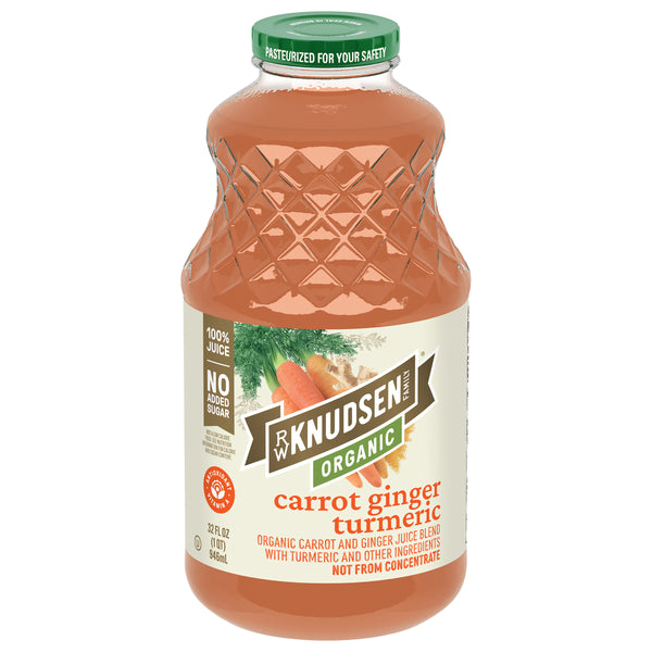 R.W. Knudsen Family Organic Carrot Ginger Turmeric Juice 32 fl oz