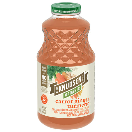 R.W. Knudsen Family Organic Carrot Ginger Turmeric Juice 32 fl oz
