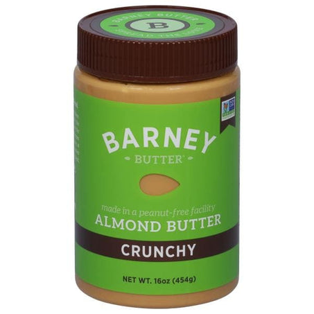Barney Butter Almond Butter, Crunchy 16 oz