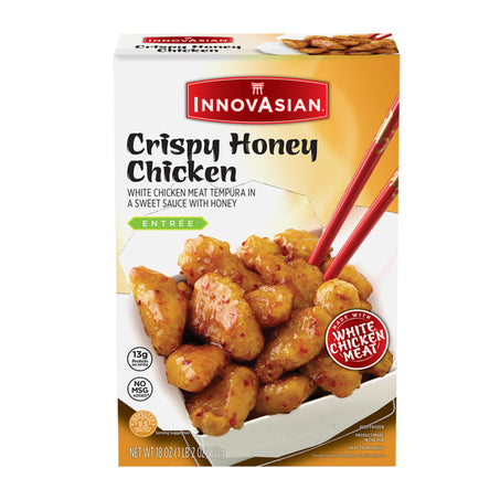 InnovAsian Crispy Honey Chicken, Frozen Multi-Serve Entrée 18 oz