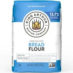 King Arthur Baking Company Unbleached Bread Flour 5lb