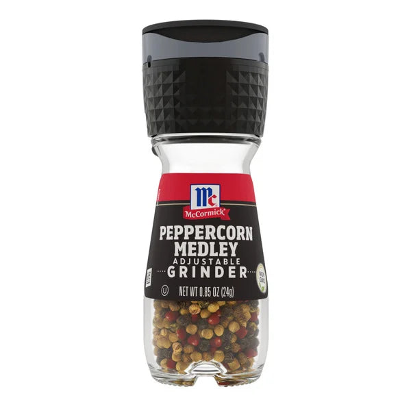 McCormick Peppercorn Medley Adjustable Grinder, 0.85 oz