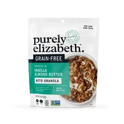 Purely Elizabeth Vanilla Almond Butter, Grain-Free Keto Granola, with MCT Oil