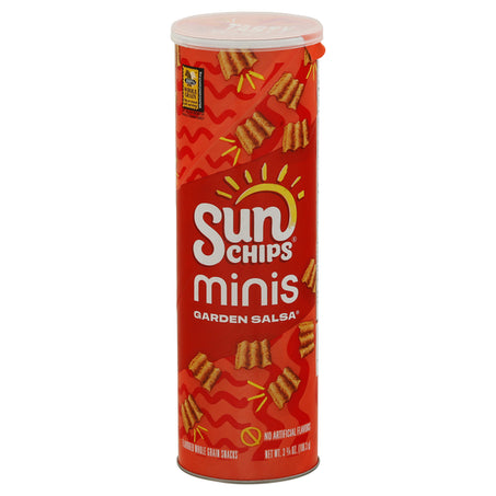 Sun Chips Flavored Whole Grain Snacks, Garden Salsa, Minis