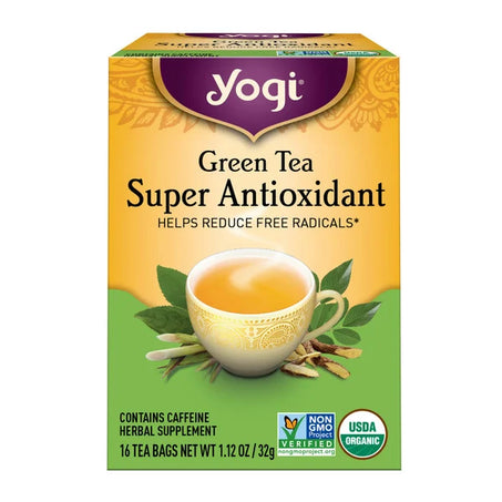 Yogi Tea Green Tea Super Antioxidant, Contains Caffeine 16 ct