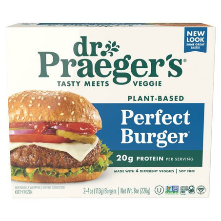 Dr. Praeger's Burger, Perfect 4 oz • 2 x 4 oz