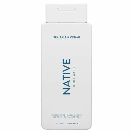 Native Body Wash, Sea Salt & Cedar 18 fl oz
