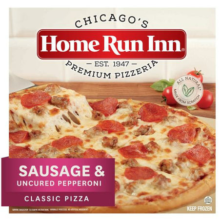 Home Run Inn Pizza, Classic, Sausage & Uncured Pepperoni