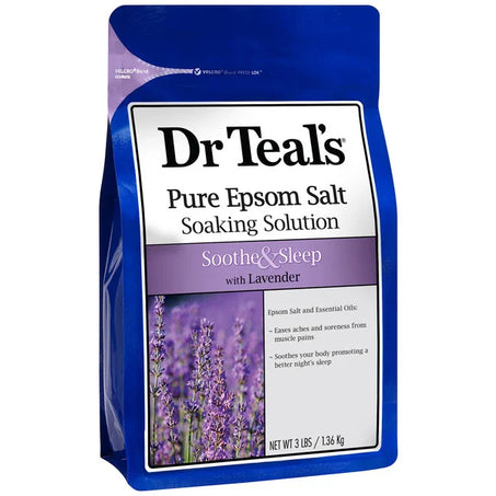 Dr Teal’s Pure Epsom Salt Soak, Soothe & Sleep 3 lb