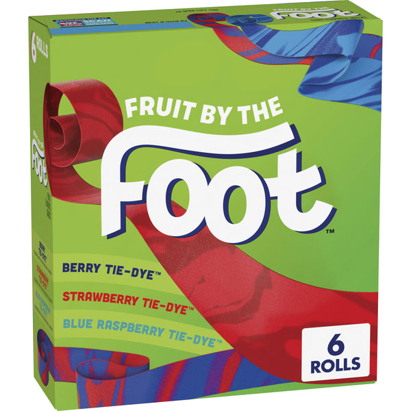 Fruit by the Foot Fruit Flavored Snacks, Variety Pack 6 ct