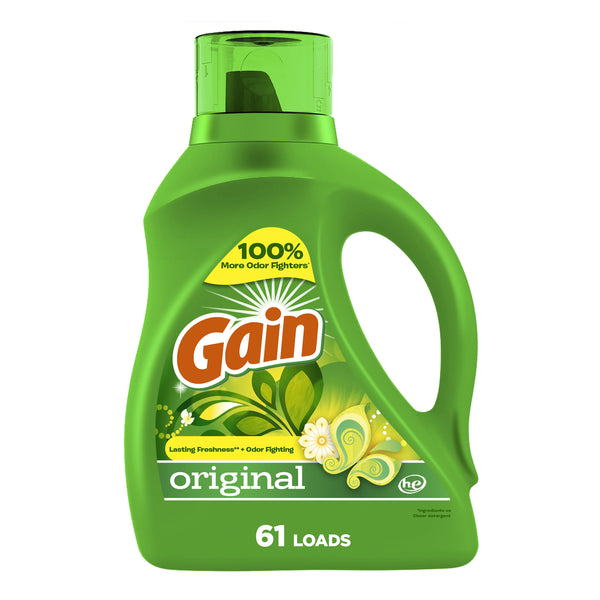 Gain Liquid Laundry Detergent, Original, 61 Loads 88 fl oz