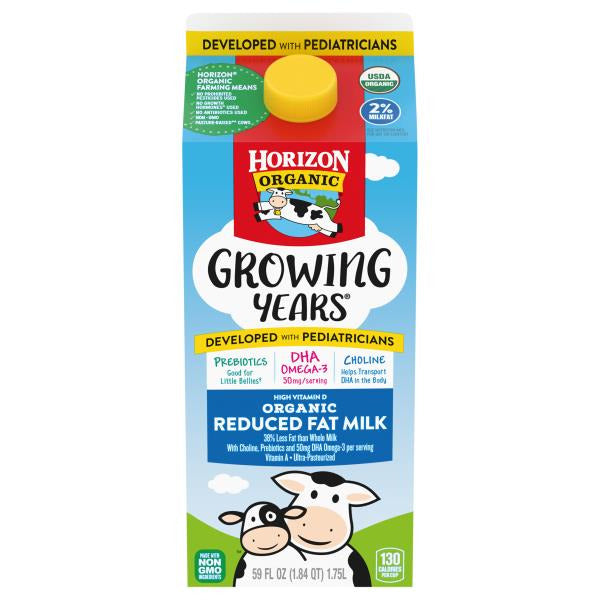 Horizon Organic Growing Years 2% DHA Omega-3 Milk