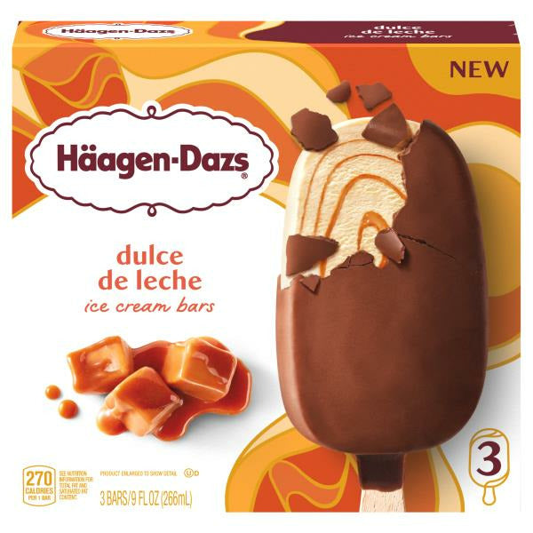 Haagen-Dazs Dulce De Leche Ice Cream Bars 3 ct
