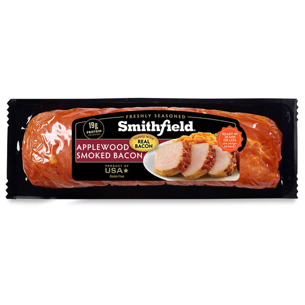 Smithfield Fresh Pork Loin Filet, Applewood Smoked Bacon 23 oz