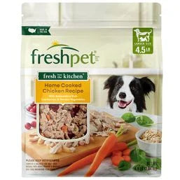 Freshpet Dog Food, Home Cooked Chicken Recipe with Cranberries and Vegetables