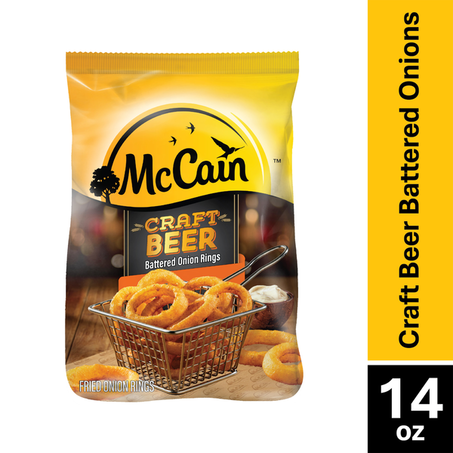 McCain Craft Beer Battered Onion Rings 14 oz