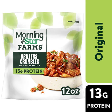 Morning Star Farms Meal Starters Vegan Crumbles Grillers